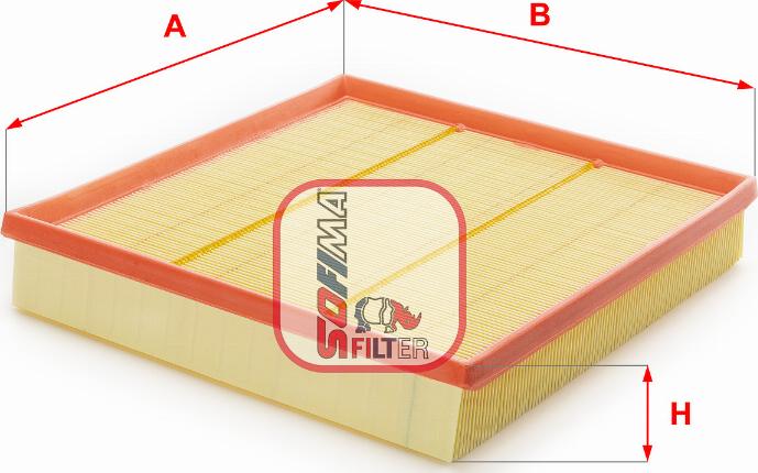 Sofima S 3332 A - Gaisa filtrs autodraugiem.lv