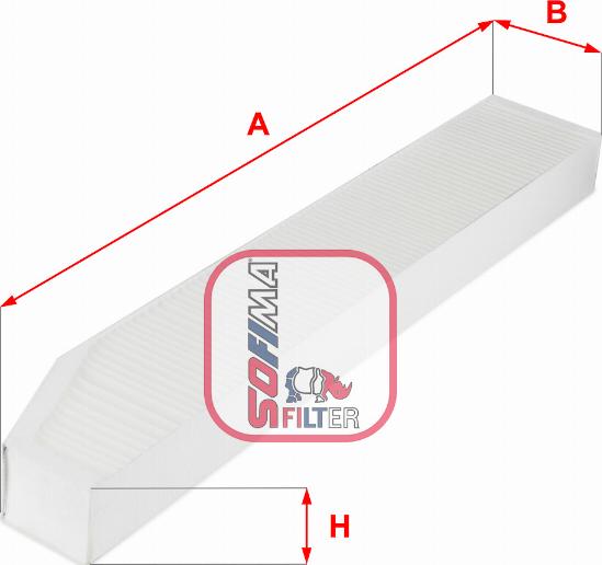 Sofima S 3257 C - Filtrs, Salona telpas gaiss autodraugiem.lv
