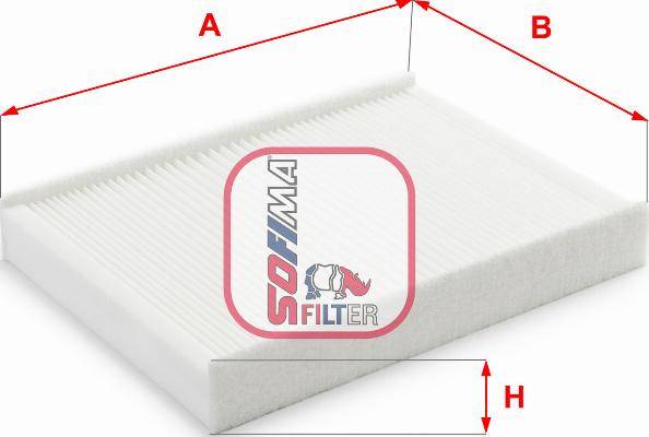 Sofima S 3233 C - Filtrs, Salona telpas gaiss autodraugiem.lv