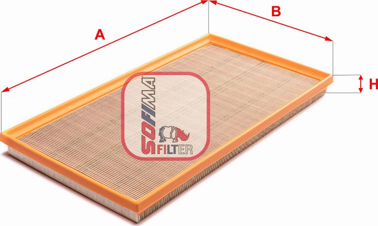 Sofima S 3A67 A - Gaisa filtrs autodraugiem.lv