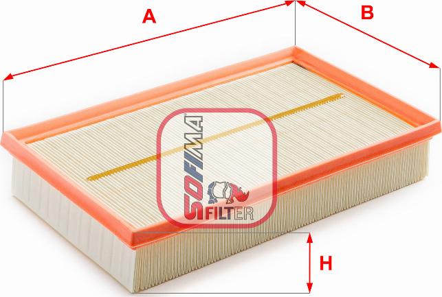 Sofima S 3A45 A - Gaisa filtrs autodraugiem.lv