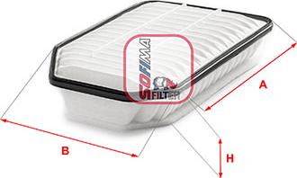 Sofima S 3C45 A - Gaisa filtrs autodraugiem.lv