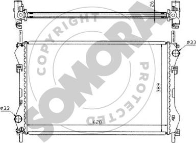 Somora 094440 - Radiators, Motora dzesēšanas sistēma autodraugiem.lv