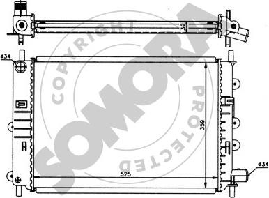 Somora 093143 - Radiators, Motora dzesēšanas sistēma autodraugiem.lv