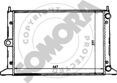Somora 097040 - Radiators, Motora dzesēšanas sistēma autodraugiem.lv