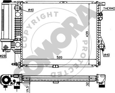 Somora 041242 - Radiators, Motora dzesēšanas sistēma autodraugiem.lv