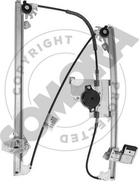 Somora 057057 - Stikla pacelšanas mehānisms autodraugiem.lv