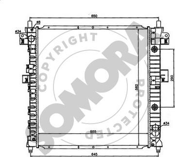Somora 065240 - Radiators, Motora dzesēšanas sistēma autodraugiem.lv