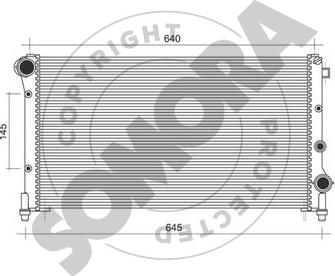 Somora 080540C - Radiators, Motora dzesēšanas sistēma autodraugiem.lv