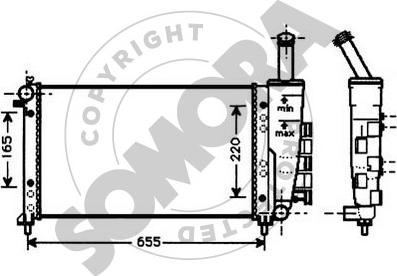 Somora 081340 - Radiators, Motora dzesēšanas sistēma autodraugiem.lv