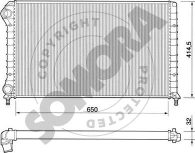 Somora 088040 - Radiators, Motora dzesēšanas sistēma autodraugiem.lv