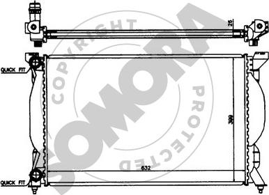 Somora 021540 - Radiators, Motora dzesēšanas sistēma autodraugiem.lv