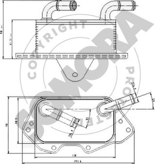 Somora 021765A - Eļļas radiators, Motoreļļa autodraugiem.lv