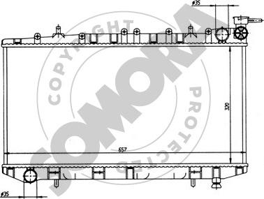 Somora 193341 - Radiators, Motora dzesēšanas sistēma autodraugiem.lv