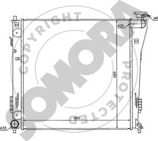 Somora 137240 - Radiators, Motora dzesēšanas sistēma autodraugiem.lv