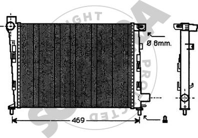 Somora 175042 - Radiators, Motora dzesēšanas sistēma autodraugiem.lv