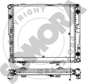 Somora 170449 - Radiators, Motora dzesēšanas sistēma autodraugiem.lv