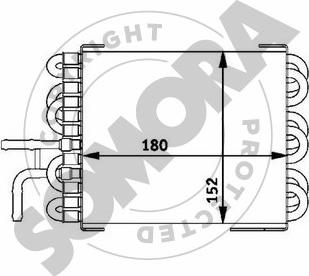 Somora 171340B - Radiators, Motora dzesēšanas sistēma autodraugiem.lv