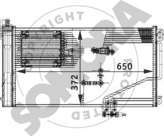 Somora 171360D - Kondensators, Gaisa kond. sistēma autodraugiem.lv