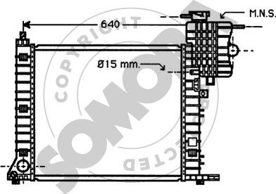 Somora 173041 - Radiators, Motora dzesēšanas sistēma autodraugiem.lv