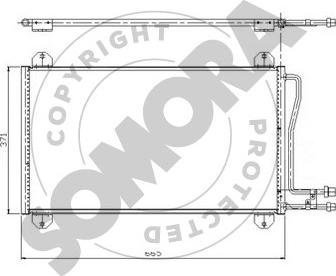 Somora 172160 - Kondensators, Gaisa kond. sistēma autodraugiem.lv