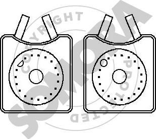 Somora 350965H - Eļļas radiators, Motoreļļa autodraugiem.lv