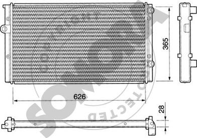 Somora 350841 - Radiators, Motora dzesēšanas sistēma autodraugiem.lv