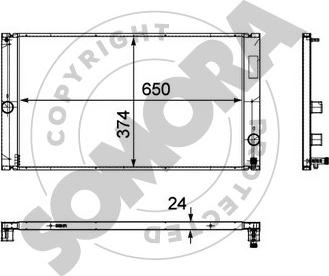 Somora 361440 - Radiators, Motora dzesēšanas sistēma autodraugiem.lv