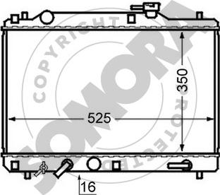 Somora 302040A - Radiators, Motora dzesēšanas sistēma autodraugiem.lv