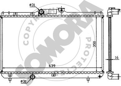 Somora 314140 - Radiators, Motora dzesēšanas sistēma autodraugiem.lv