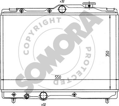 Somora 314142 - Radiators, Motora dzesēšanas sistēma autodraugiem.lv