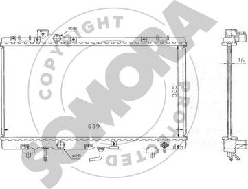 Somora 315040A - Radiators, Motora dzesēšanas sistēma autodraugiem.lv