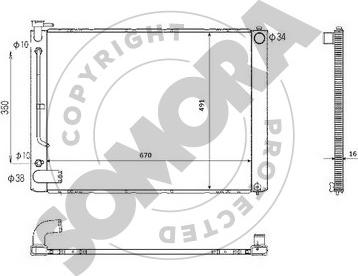 Somora 374140A - Radiators, Motora dzesēšanas sistēma autodraugiem.lv