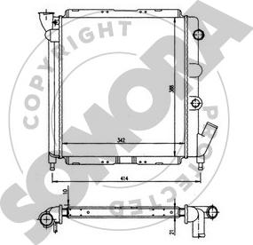 Somora 240640 - Radiators, Motora dzesēšanas sistēma autodraugiem.lv