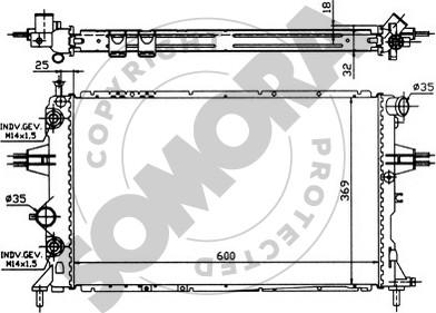 Somora 211742 - Radiators, Motora dzesēšanas sistēma autodraugiem.lv