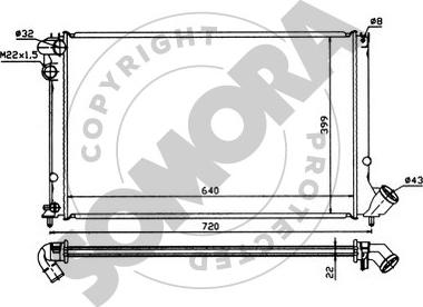 Somora 223240 - Radiators, Motora dzesēšanas sistēma autodraugiem.lv