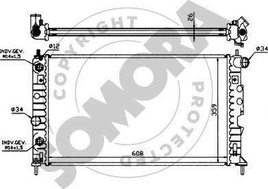 Somora 272142 - Radiators, Motora dzesēšanas sistēma autodraugiem.lv