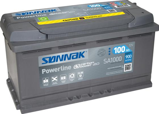 Sonnak SA1000 - Startera akumulatoru baterija autodraugiem.lv