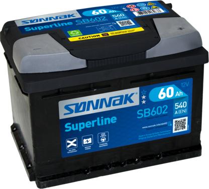 Sonnak SB602 - Startera akumulatoru baterija autodraugiem.lv