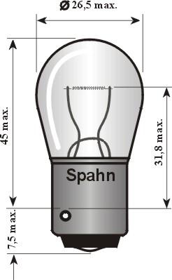 Spahn Glühlampen 2011 - Kvēlspuldze, Pagriezienu signāla lukturis autodraugiem.lv