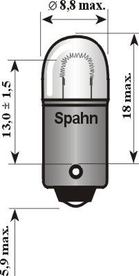 Spahn Glühlampen 2502 - Kvēlspuldze, Pagriezienu signāla lukturis autodraugiem.lv
