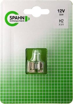 Spahn Glühlampen BL52162 - Kvēlspuldze, Tālās gaismas lukturis autodraugiem.lv