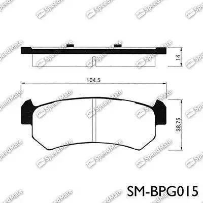 Parts-Mall PKC-016 - Bremžu uzliku kompl., Disku bremzes autodraugiem.lv