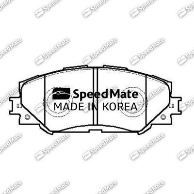 SpeedMate SM-BPJ025 - Bremžu uzliku kompl., Disku bremzes autodraugiem.lv