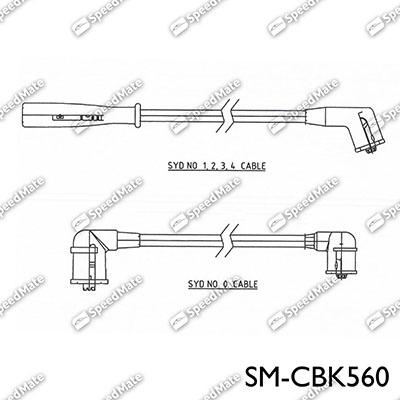 SpeedMate SM-CBK560 - Augstsprieguma vadu komplekts autodraugiem.lv