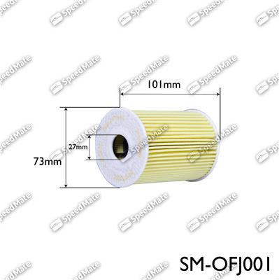 SpeedMate SM-OFJ001 - Eļļas filtrs autodraugiem.lv