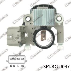 SpeedMate SM-RGU047 - Ģeneratora sprieguma regulators autodraugiem.lv
