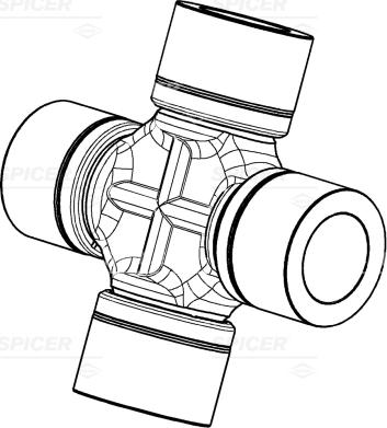 Spicer 7687600600160 - Šarnīrs, Garenvārpsta autodraugiem.lv