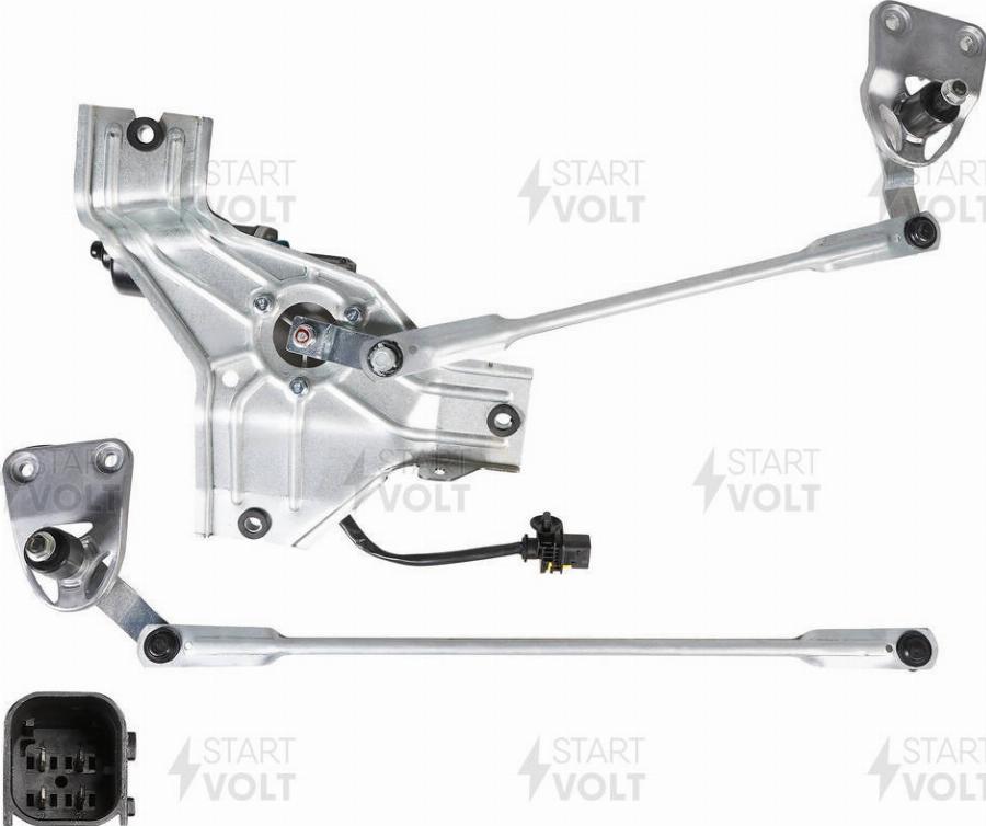 StartVOLT VWA 15062 - Stiklu tīrītāja sviru un stiepņu sistēma autodraugiem.lv