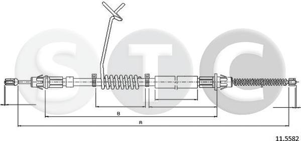 STC T481855 - Trose, Stāvbremžu sistēma autodraugiem.lv